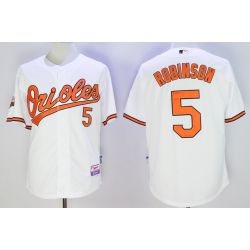 Cheap Brooks Robinson Orioles Jersey From China White #5 in Men Women Youth Size