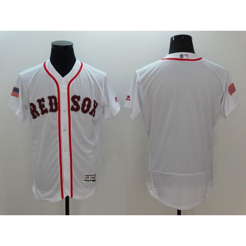 Cheap Red Sox Jersey From China White Fashion Stars & Stripes Blank 2016 FLEXBASE in Men Women Youth Size