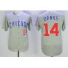 Cheap Ernie Banks Cubs Jersey From China Grey CHICAGO 2016 FLEXBASE #14 in Men Women Youth Size