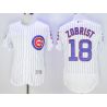Cheap Ben Zobrist Cubs Jersey From China White 100 anniversary 2016 FLEXBASE #18 in Men Women Youth Size