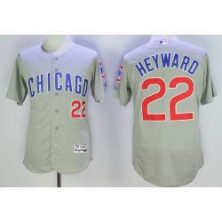 Cheap Jason Heyward Cubs Jersey From China Grey CHICAGO 2016 FLEXBASE #22 in Men Women Youth Size