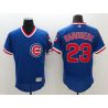 Cheap Ryne Sandberg Cubs Jersey From China Blue V-neck throwback 2016 FLEXBASE #23 in Men Women Youth Size