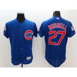 Cheap Addison Russell Cubs Jersey From China Blue 2016 FLEXBASE #27 in Men Women Youth Size