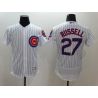 Cheap Addison Russell Cubs Jersey From China White 2016 FLEXBASE #27 in Men Women Youth Size