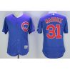 Cheap Greg Maddux Cubs Jersey From China Blue 2016 FLEXBASE #31 in Men Women Youth Size