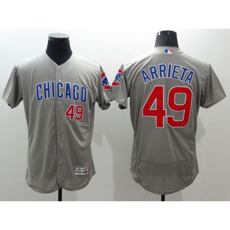 Cheap Jake Arrieta Cubs Jersey From China Grey CHICAGO 2016 FLEXBASE #49 in Men Women Youth Size Cheap Jake Arrieta Cubs Jersey From China Grey CHICAGO 2016 FLEXBASE #49 in Men Women Youth Size