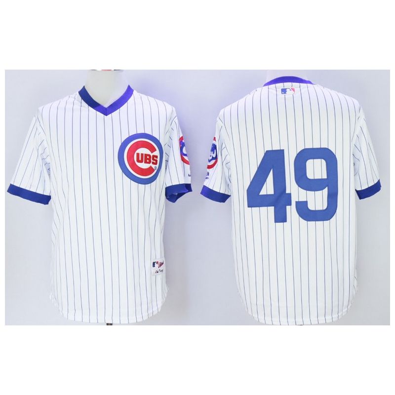 Cheap Jake Arrieta Cubs Jersey From China White 1988 throwback #49 in Men Women Youth Size