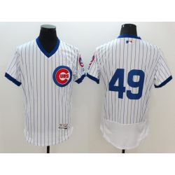 Cheap Jake Arrieta Cubs Jersey From China White V-neck 2016 FLEXBASE #49 in Men Women Youth Size