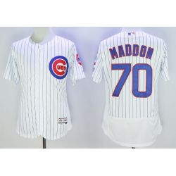 Cheap Joe Maddon Cubs Jersey From China White 2016 FLEXBASE #70 in Men Women Youth Size