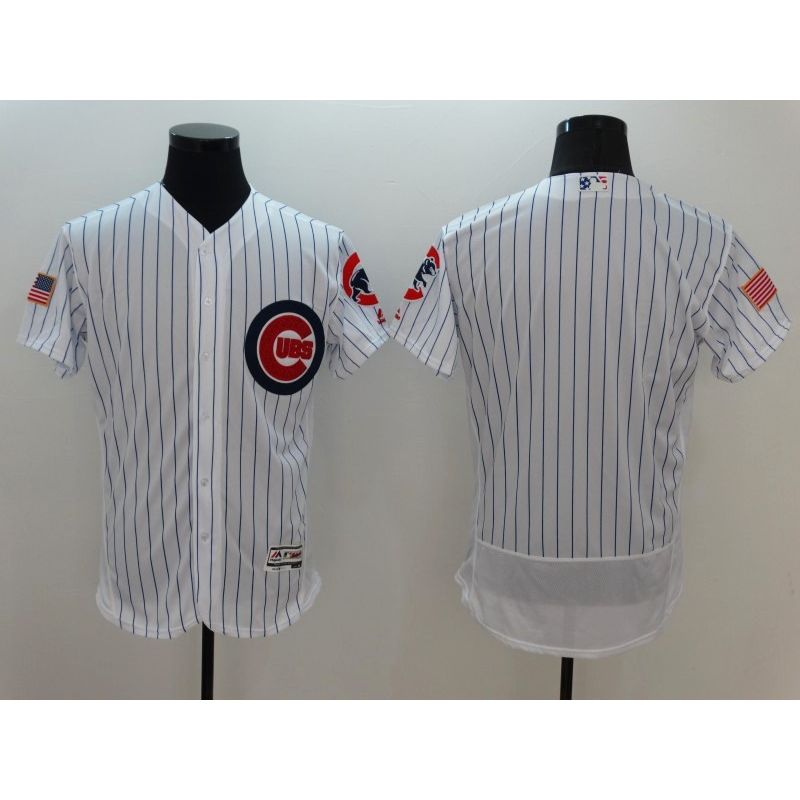 Cheap Cubs Jersey From China White Fashion Stars & Stripes Blank 2016 FLEXBASE in Men Women Youth Size