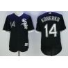 Cheap Paul Konerko White Sox Jersey From China Black 2016 FLEXBASE #14 in Men Women Youth Size