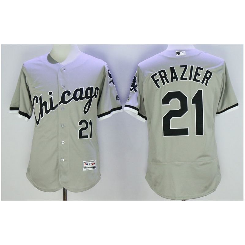 Cheap Todd Frazier White Sox Jersey From China Gray 2016 FLEXBASE #21 in Men Women Youth Size