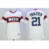 Cheap Todd Frazier White Sox Jersey From China White 1983 throwback 2016 FLEXBASE #21 in Men Women Youth Size