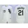 Cheap Todd Frazier White Sox Jersey From China White Black stripe 2016 FLEXBASE #21 in Men Women Youth Size