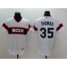 Cheap Frank Thomas White Sox Jersey From China White V-neck 2016 FLEXBASE #35 in Men Women Youth Size