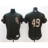 Cheap Chris Sale White Sox Jersey From China Olive Salute To Service 2016 FLEXBASE #49 in Men Women Youth Size