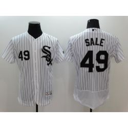 Cheap Chris Sale White Sox Jersey From China White 2016 FLEXBASE #49 in Men Women Youth Size