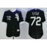 Cheap Carlton Fisk White Sox Jersey From China Black 2016 FLEXBASE #72 in Men Women Youth Size