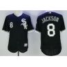 Cheap Bo Jackson White Sox Jersey From China Black 2016 FLEXBASE #8 in Men Women Youth Size