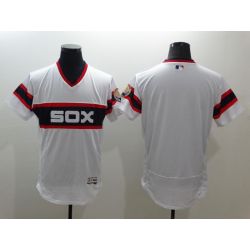 Cheap White Sox Jersey From China White V-neck Blank 2016 FLEXBASE in Men Women Youth Size