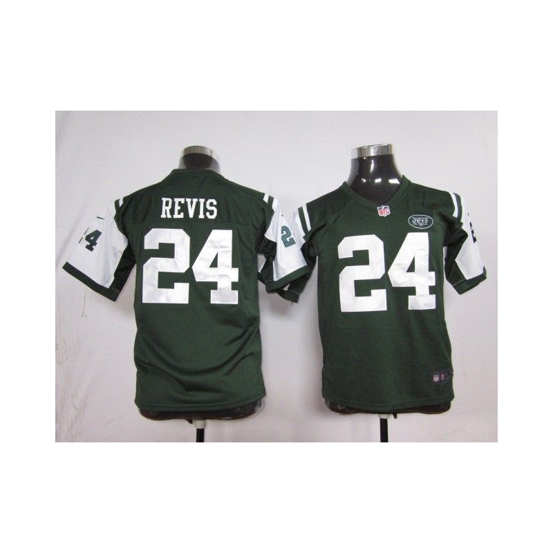 Cheap Darrelle Revis Jets Youth Jersey #24 Green From China