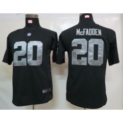 Cheap Darren McFadden Raiders Youth Jersey #20 Black From China