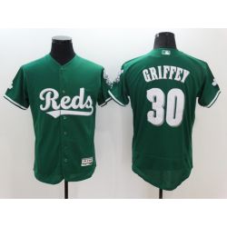 Cheap Ken Griffey Reds Jersey From China Green 2016 FLEXBASE #30 in Men Women Youth Size