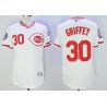 Cheap Ken Griffey Reds Jersey From China White Hall of Fame 2016 FLEXBASE #30 in Men Women Youth Size