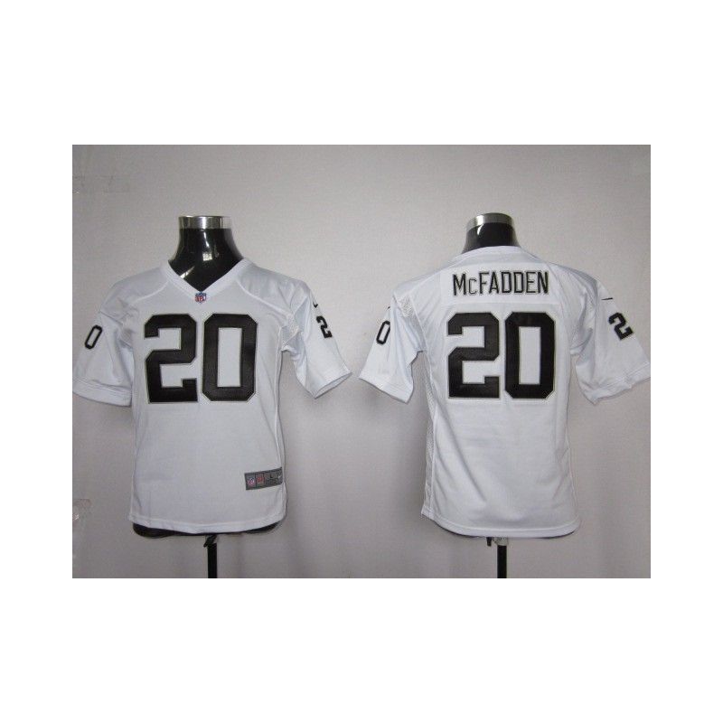 Cheap Darren McFadden Raiders Youth Jersey #20 White From China Cheap Darren McFadden Raiders Youth Jersey #20 White From China