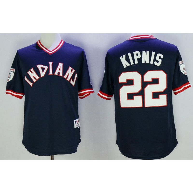 Cheap Jason Kipnis Indians Jersey From China Navy 1976 throwback #22 in Men Women Youth Size Cheap Jason Kipnis Indians Jersey From China Navy 1976 throwback #22 in Men Women Youth Size