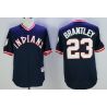 Cheap Michael Brantley Indians Jersey From China Navy 1976 throwback #23 in Men Women Youth Size