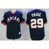 Cheap Satchel Paige Indians Jersey From China Navy 1976 throwback #29 in Men Women Youth Size