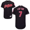 Cheap Kenny Lofton Indians Jersey From China Navy 2016 FLEXBASE #7 in Men Women Youth Size