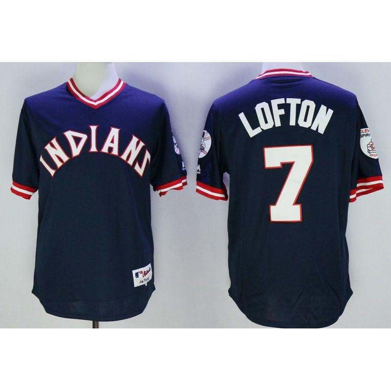 Cheap Kenny Lofton Indians Jersey From China Navy 1976 throwback #7 in Men Women Youth Size Cheap Kenny Lofton Indians Jersey From China Navy 1976 throwback #7 in Men Women Youth Size