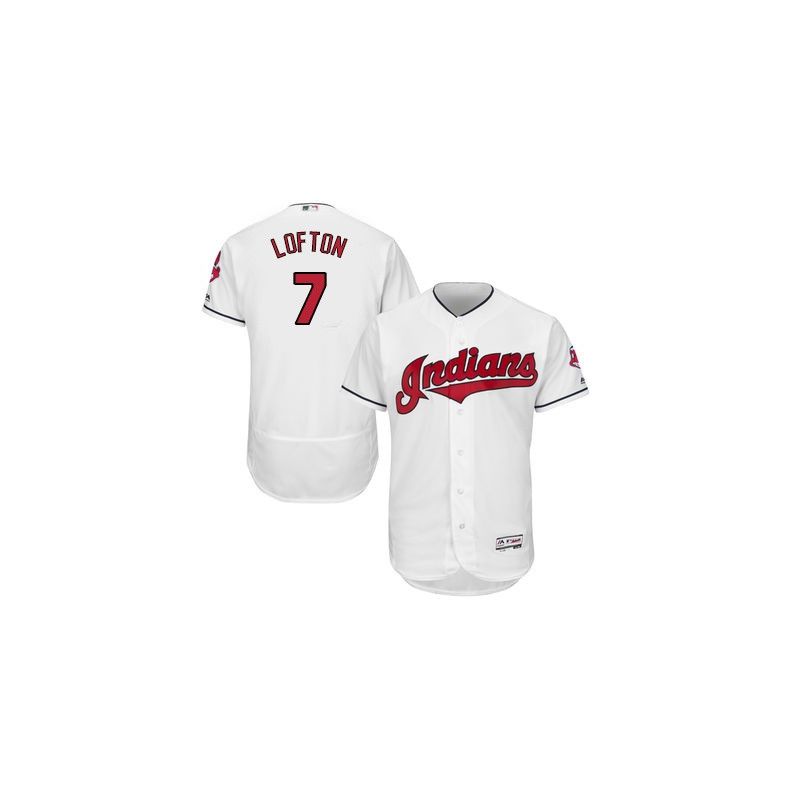 Cheap Kenny Lofton Indians Jersey From China White 2016 FLEXBASE #7 in Men Women Youth Size Cheap Kenny Lofton Indians Jersey From China White 2016 FLEXBASE #7 in Men Women Youth Size