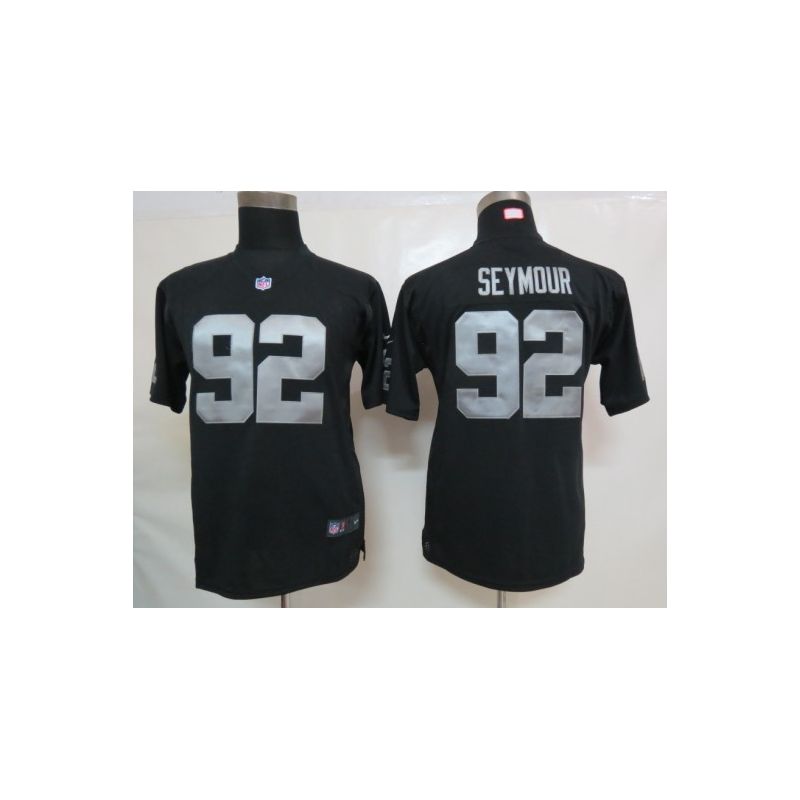Cheap Richard Seymour Raiders Youth Jersey #92 Black From China Cheap Richard Seymour Raiders Youth Jersey #92 Black From China