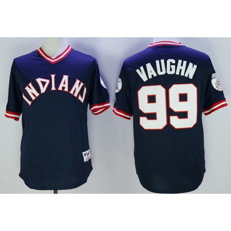 Cheap Ricky Vaughn Indians Jersey From China Navy 1976 throwback #99 in Men Women Youth Size Cheap Ricky Vaughn Indians Jersey From China Navy 1976 throwback #99 in Men Women Youth Size