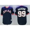 Cheap Ricky Vaughn Indians Jersey From China Navy 1976 throwback #99 in Men Women Youth Size