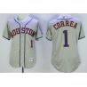 Cheap Rookie Correa Astros Jersey From China Grey 2016 FLEXBASE #1 in Men Women Youth Size