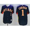 Cheap Rookie Correa Astros Jersey From China Navy 2016 FLEXBASE #1 in Men Women Youth Size