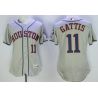 Cheap Evan Gattis Astros Jersey From China Gray 2016 FLEXBASE #11 in Men Women Youth Size