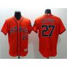 Cheap Jose Altuve Astros Jersey From China Orange 2016 FLEXBASE #27 in Men Women Youth Size