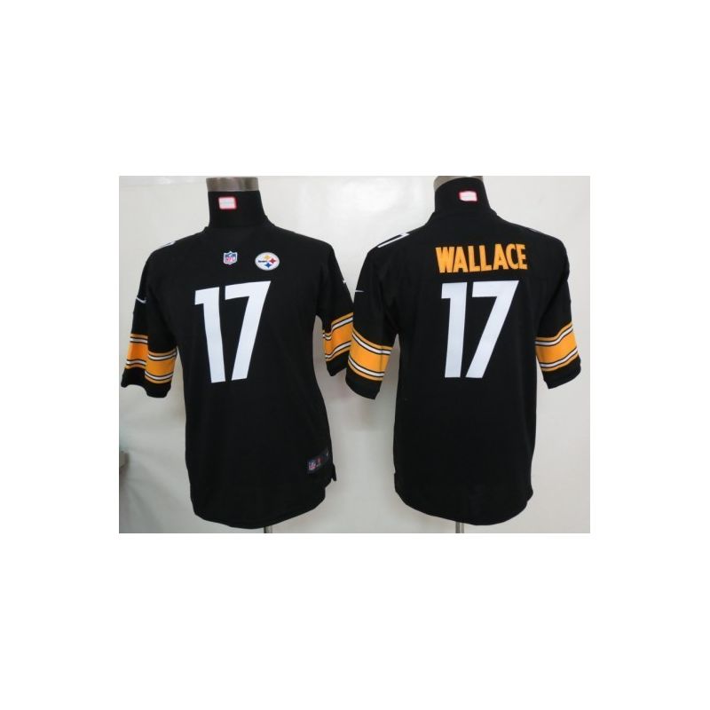 Cheap Mike Wallace Steelers Youth Jersey #17 Black From China Cheap Mike Wallace Steelers Youth Jersey #17 Black From China