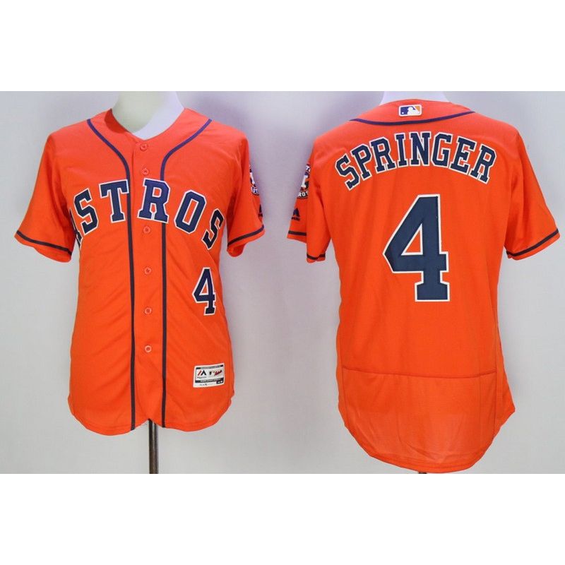 Cheap George Springer Astros Jersey From China Orange 2016 FLEXBASE #4 in Men Women Youth Size Cheap George Springer Astros Jersey From China Orange 2016 FLEXBASE #4 in Men Women Youth Size