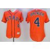 Cheap George Springer Astros Jersey From China Orange 2016 FLEXBASE #4 in Men Women Youth Size