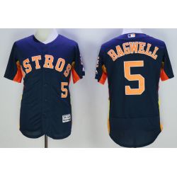 Cheap Jeff Bagwell Astros Jersey From China Navy 2016 FLEXBASE #5 in Men Women Youth Size
