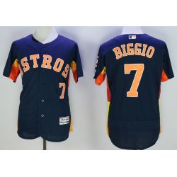 Cheap Craig Biggio Astros Jersey From China Navy 2016 FLEXBASE #7 in Men Women Youth Size