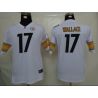 Cheap Mike Wallace Steelers Youth Jersey #17 White From China