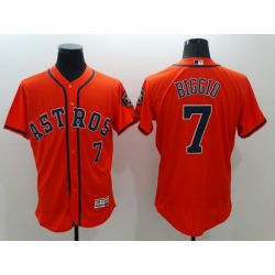 Cheap Craig Biggio Astros Jersey From China Orange 2016 FLEXBASE #7 in Men Women Youth Size