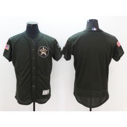 Cheap Astros Jersey From China Olive Salute To Service Blank 2016 FLEXBASE in Men Women Youth Size